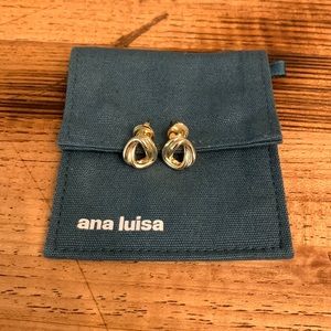 Ana Luisa Twisted stud earrings
